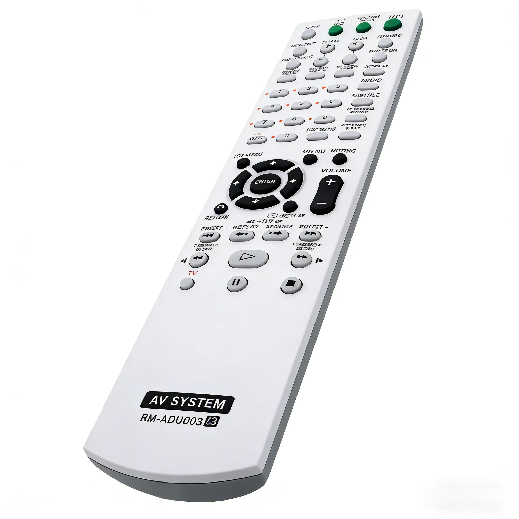 

RM-ADU003 Universal Remote Control for Sony DAV-DX155 DX255 DX315 DZ120 Home Theater System Replacement with AV User Manual