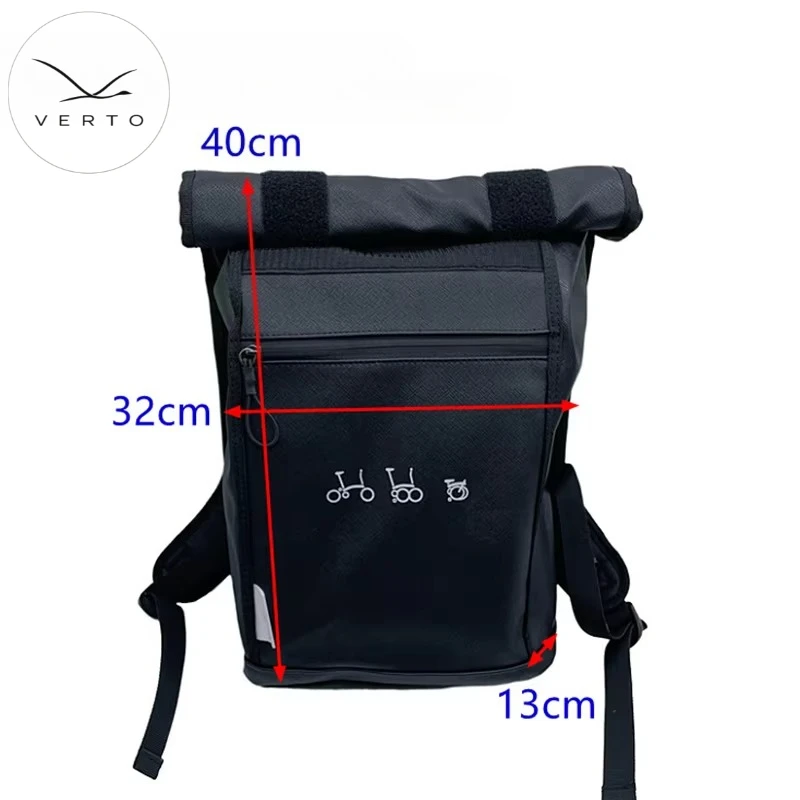 Brompton Waterproof Bicycle Front Rack Bag Folding Bike Storage Outdoor Commuter Cycling