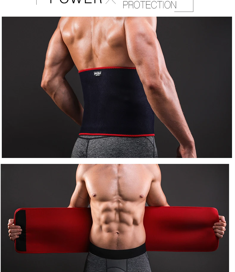 JINGBA SUPPORT Verstellbarer Modellierender Körper-Korsettformer Taillentrimmer Slim Fit Bauch-Schweißgürtel – Detail 10