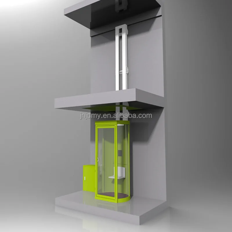 Customized products 250 KG fashionable convenient installation  home elevator for two people