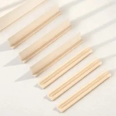 

6Pcs Wooden Domino Racks Reusable Domino Holders DIY Display Stands for Creative Learning and Craft Use Wooden Displaying Stand