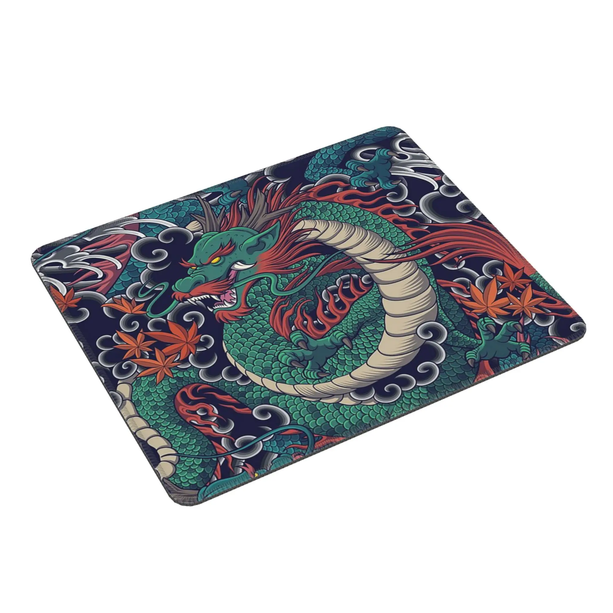 Коврик для мыши с рисунком мифического дракона, компьютерная клавиатура, коврик для мыши, геймерский коврик для ноутбука, офисные аксессуары, настольные коврики