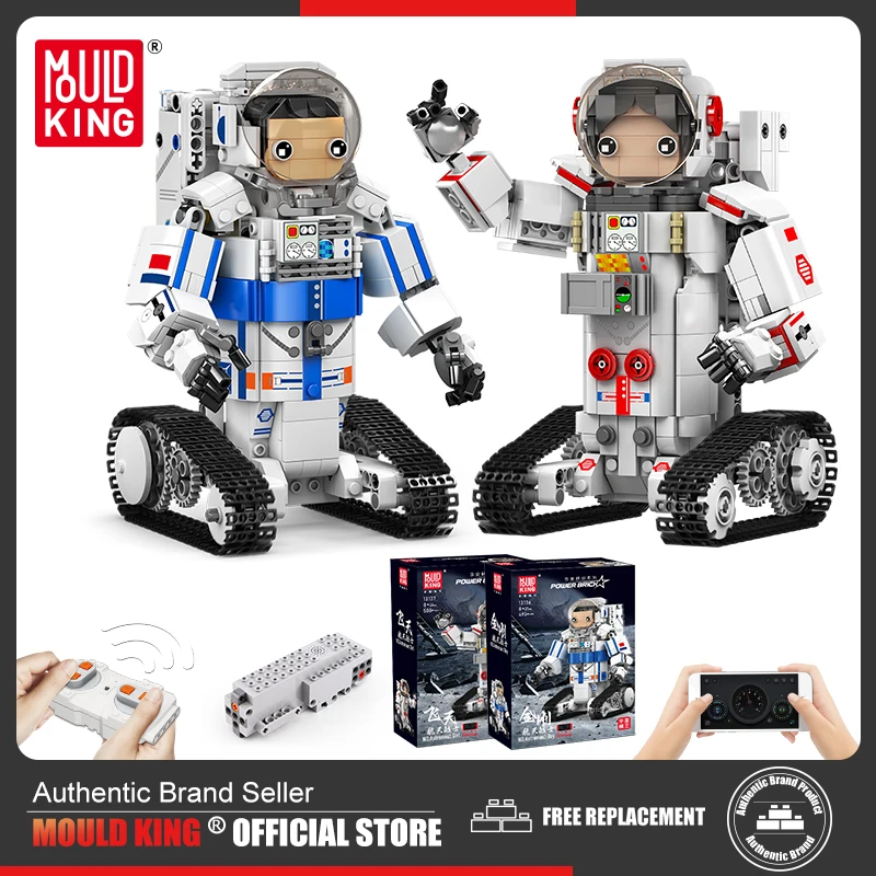 

MOULD KING 13136 Technical Remote Control Robot RC Motorized Astronaut Robot Building Blocks Bricks Toy Christmas Gifts For Kids