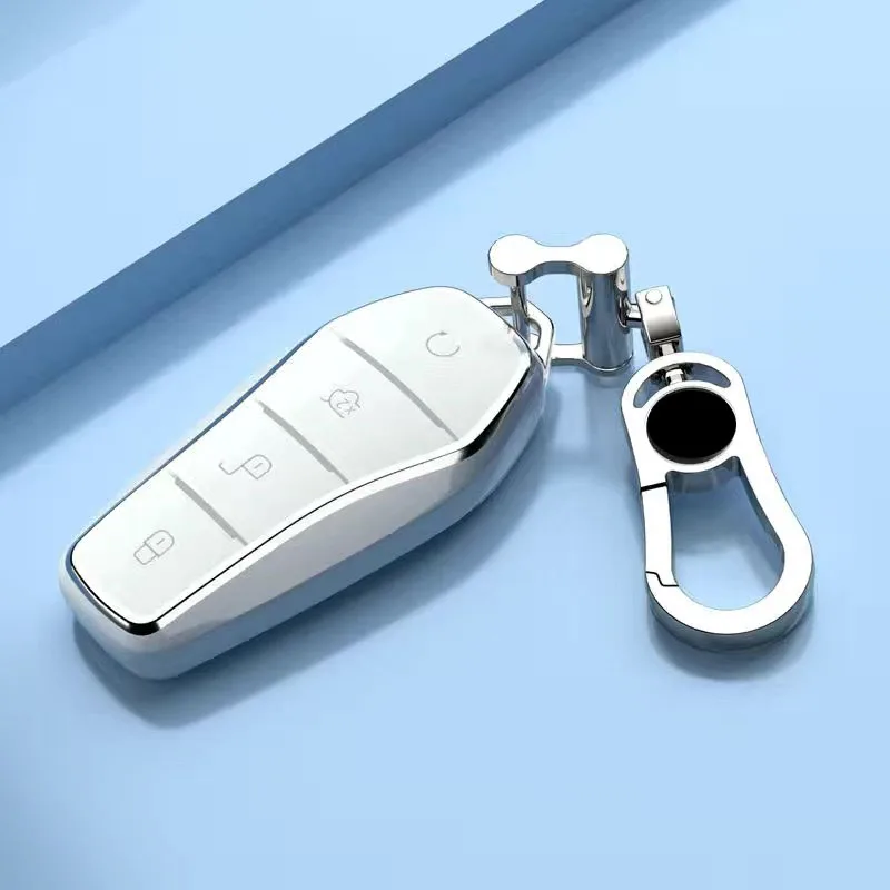 

Soft TPU Car Remote Key Cover Case With Keychain For BYD Song Plus Atto 3 Han EV Yuan Tang DM 2018 Qin Seal Dolphin E2 Keyless