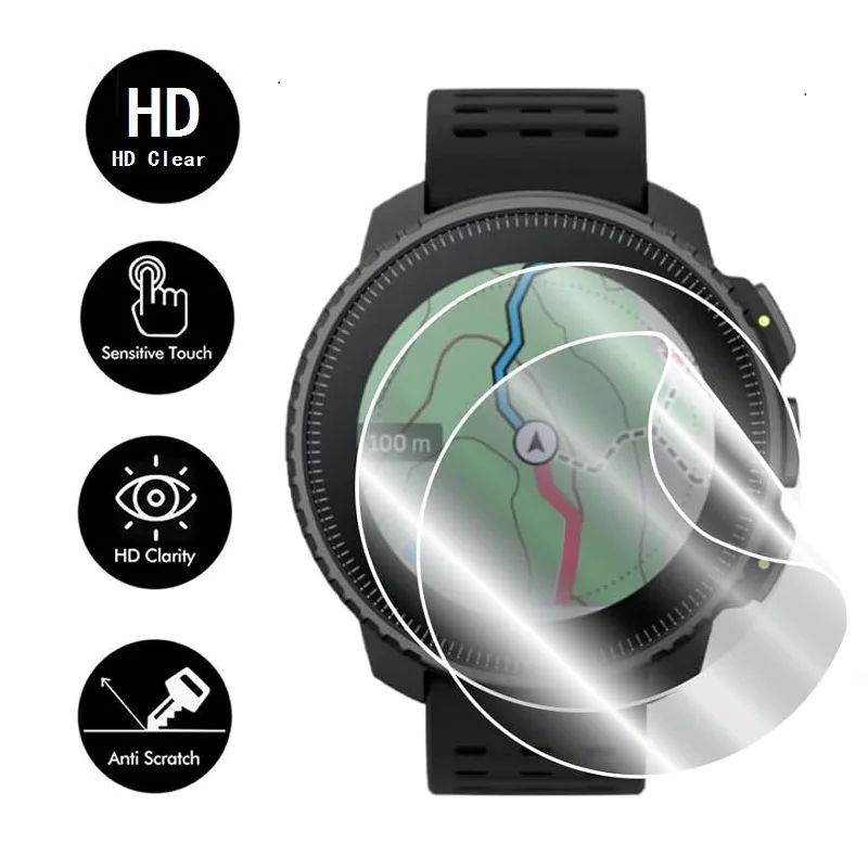 10PCS TPU Hydrogel Screen Protector for Suunto Vertical Smart Watch HD Clear Soft Protective Film