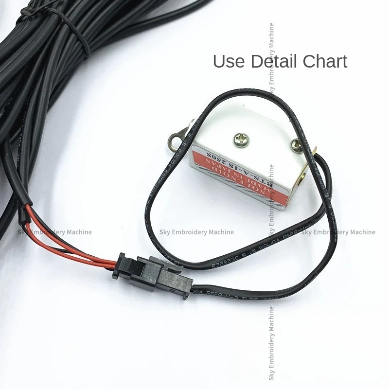 1PCS BTS-A-18 2508 Buckle Thread Solenoid Power Cord Electromagnet Small Plug Computer Embroidery Machine Accessories