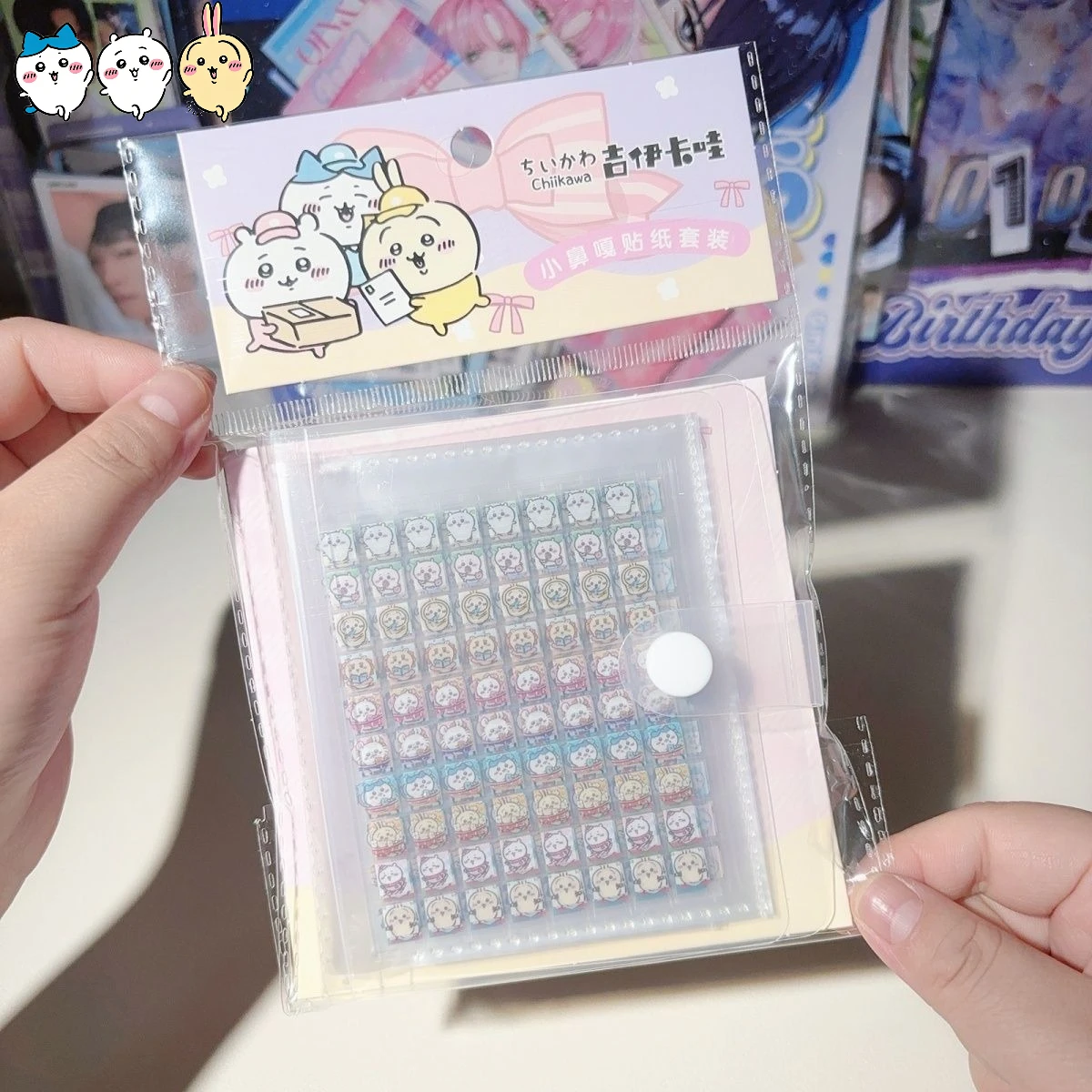 

Chiikawa Sticker Cartoon Hachiware Usagi Related Items Mini Sticker Book Stickers for boys and grils gift