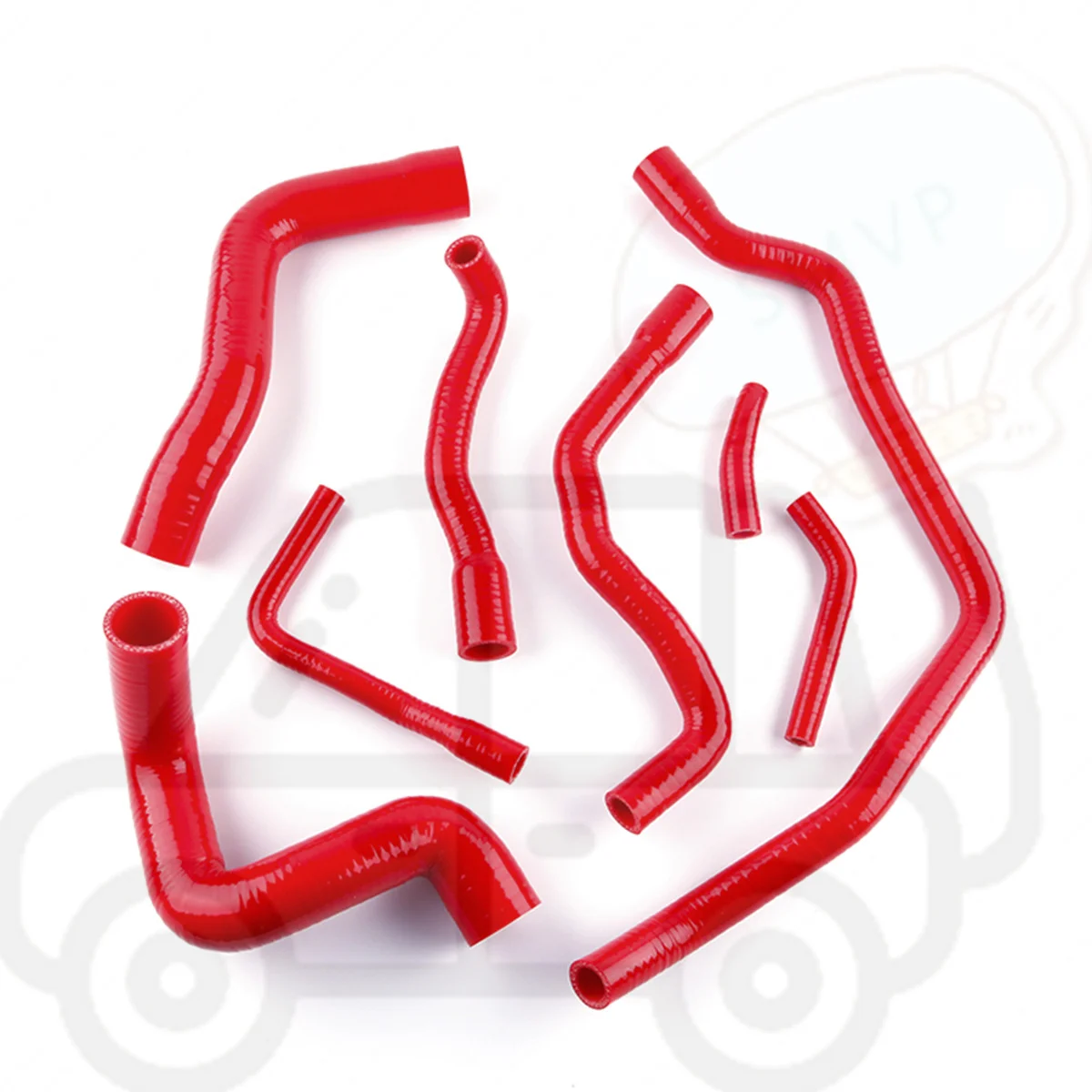 FÜR 1989-1995 BMW E34 M30 6CYC 525 528 530 Turbo Ersatz Performance Teile Silikon Kühlerschläuche Rohre Kit 8PCS 3-lagig