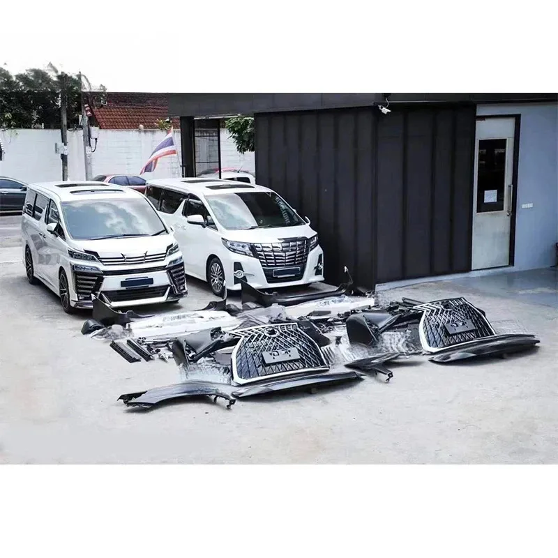 Kit de carrocería para conversión de parachoques de coche Vell 30 Fac para Alph 2015, convierte a kit de carrocería LM