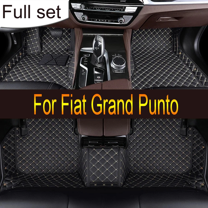 Car Floor Mats For Fiat Grand Punto Project 199 2005~2009 3door Tapetes Para Carro Alfombrillas Coche Car Mats Car Accessories