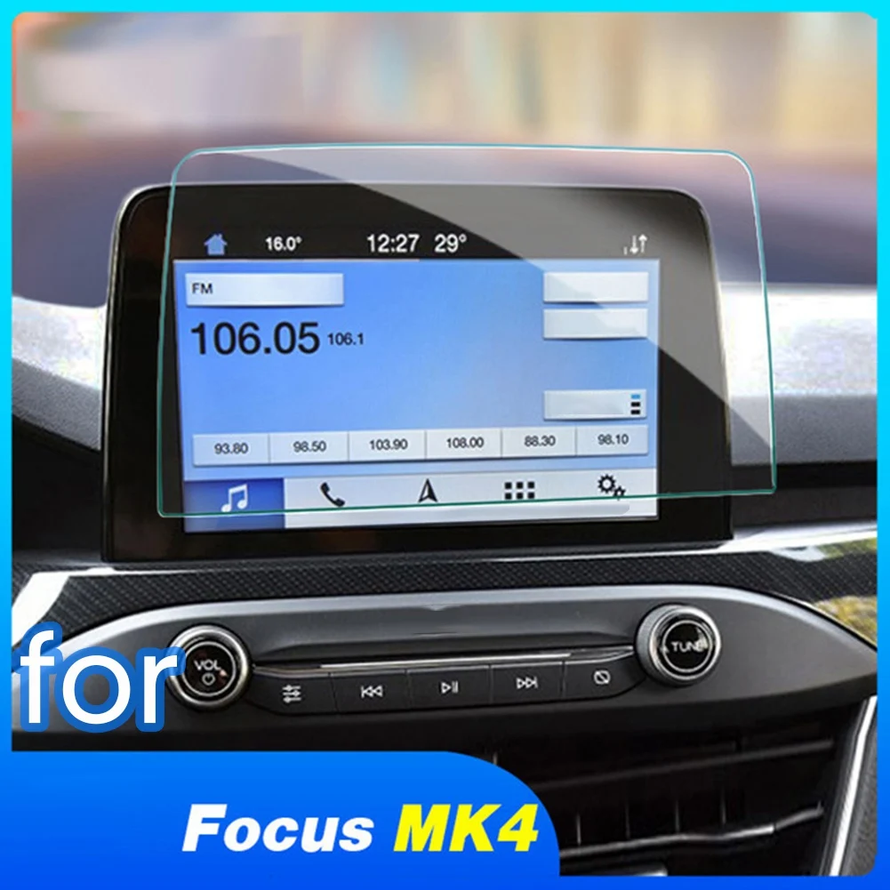 8 Inch Car GPS Navigation Screen Protector Film Tempered Glass Film for Ford Focus MK4