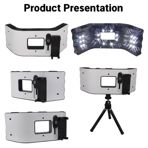 Fotografía Dental lámpara de relleno Oral suministro de luz de Flash ambiente brillante foto Macro luz Intraoral odontología