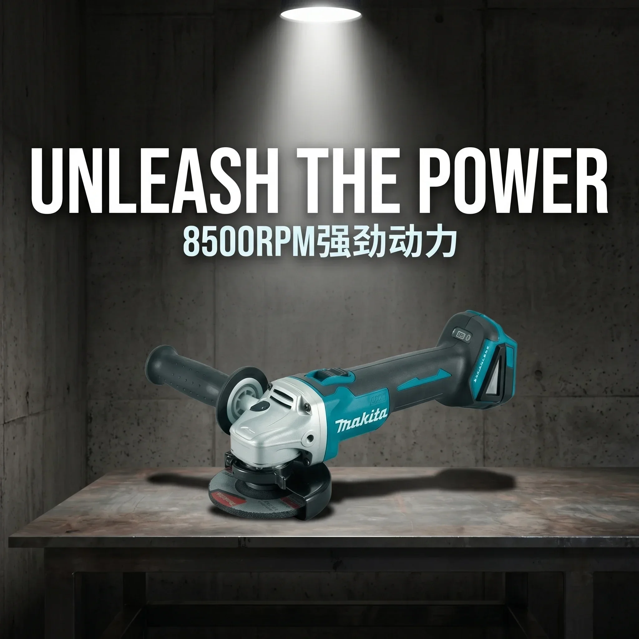 Makita DGA404 100mm Cordless Lithium Angle Grinder Multi Purpose Hand Tool For Metal Cutting Sanding And Polishing