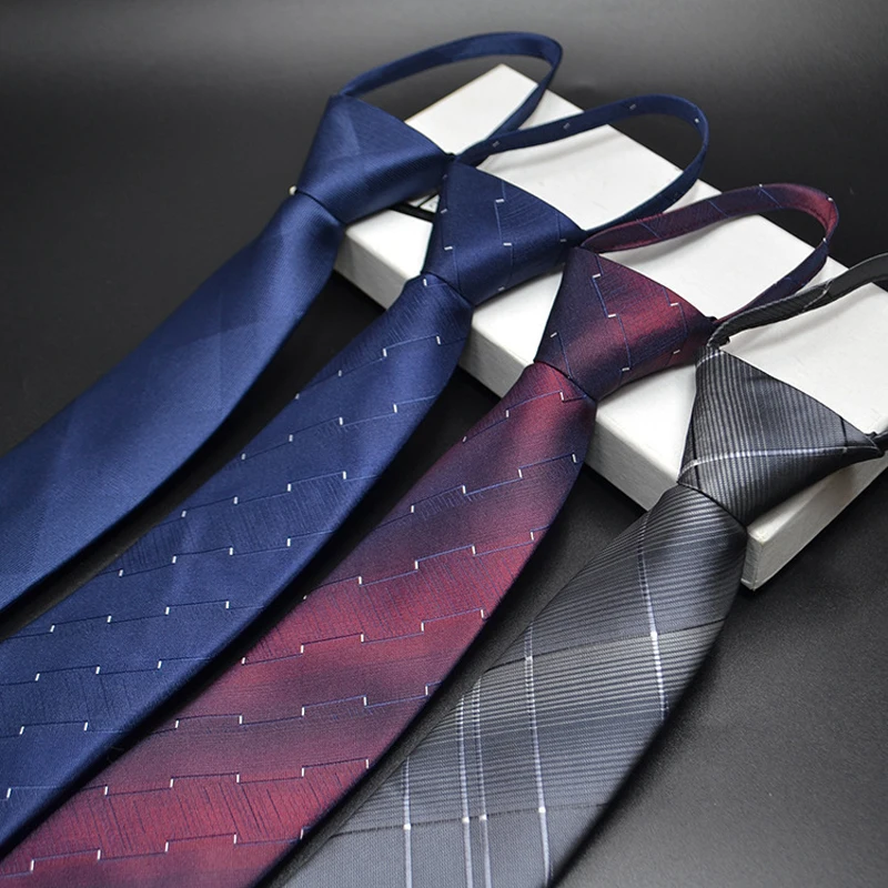 novo-7cm-gravata-masculina-pre-amarrada-facil-usar-gravata-de-pescoco-negocios-casamento-ziper-preguicoso-pre-amarrado-estilo-coreano-listrado-xadrez-gravata-solida