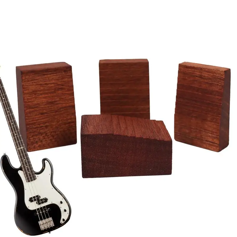 Floating Tremolo Slider 4 Sizes Wood Guitar Floating Tremolo Slider Wedge Multifunctional String Changing Tools Easy Set Up