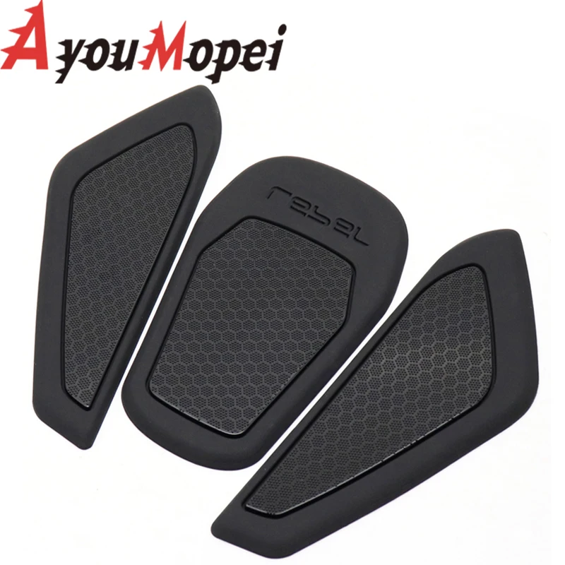 For Honda REBEL500 REBEL300 REBEL CMX 500 300 CM500 CM300 Motorcycle Accessories Gas Tank Protect Sticker Fuel Cap Cover Pad