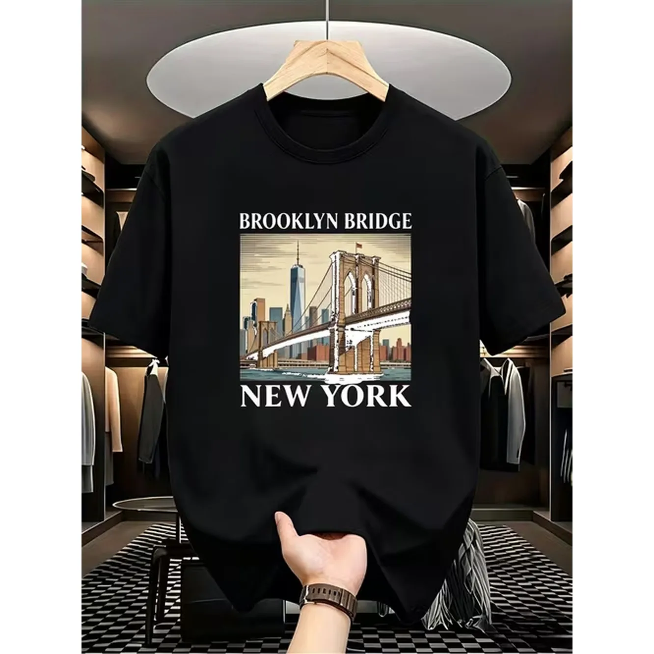 Designed For Teenagersmens Short Sleeve Crew Neck Tshirt Black Graphic Top Multiple Sizes Comfortable Casual Attire For Outdoor Activities Daily Casua01 For Teenager