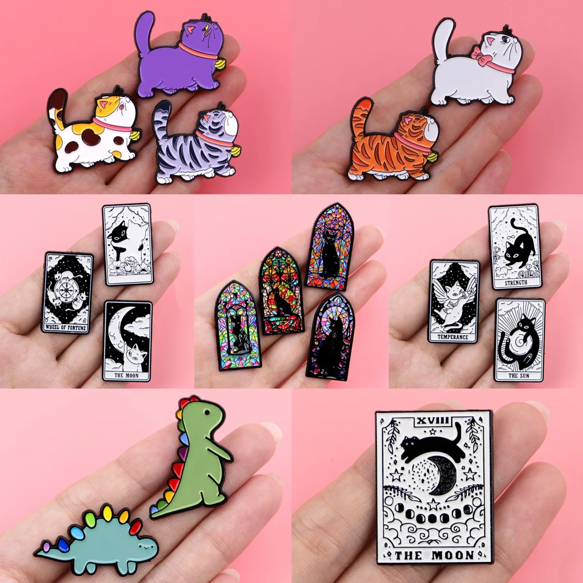 

Cute Pet Fat Cats Enamel Pins Cartoon Animals Brooch Badge on Backpack Lapel Pin Costume Accessories Fashion Jewelry Gifts