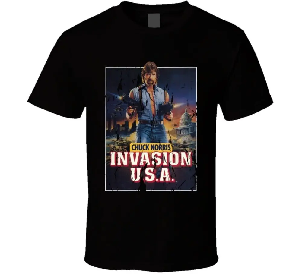 Chuck Norris Invasion Usa 80s Action Movie T Shirt