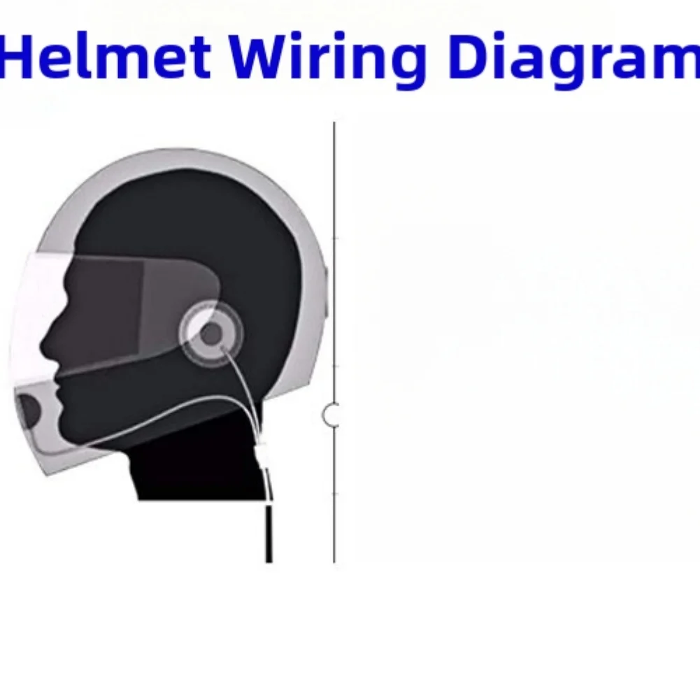 Windproof Half-Face Helmet Microphone With Noise Reduction And Listening Function For Outdoor Communication Headsets