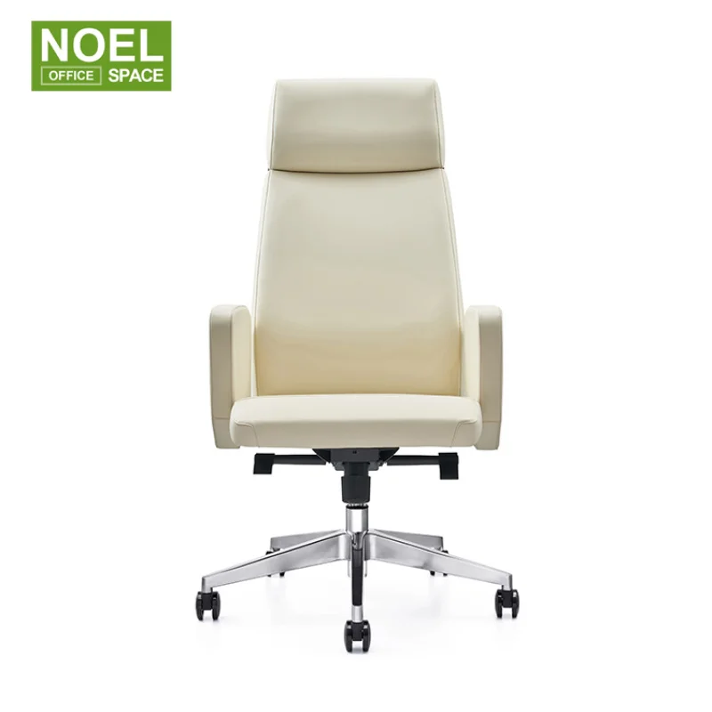 custom.China Luxury High Back Computer PU Leather Executive Big Office Desk and Chair Set High Quality Adjustable Office Fu