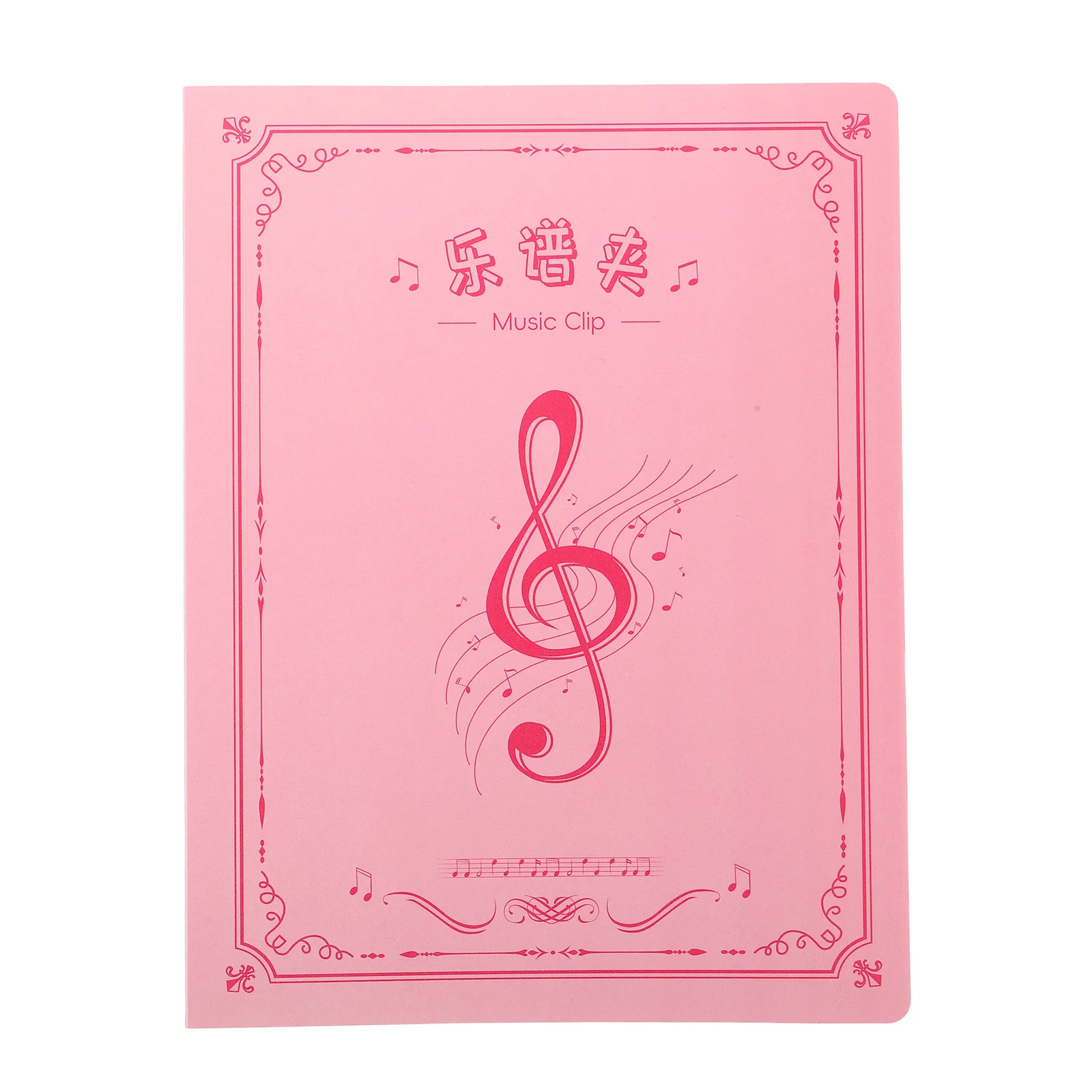 

50-Page Sheet Music Folder with Pockets Detachable Piano Sheet Music Holder Secure Grip for Smooth Performance on Stage