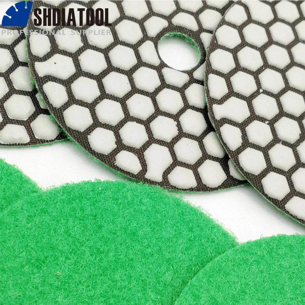 SHDIATOO 6pcs Diamond Flexible Dry Polishing Pad  4