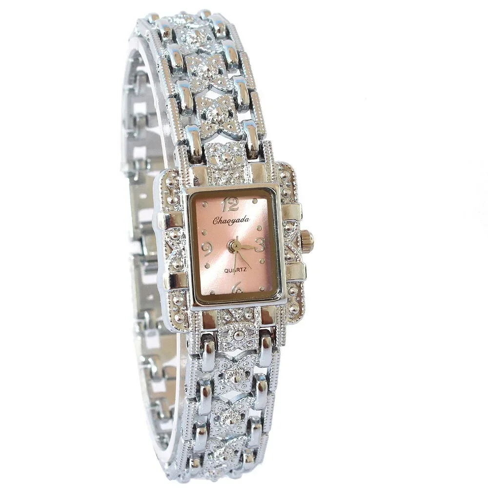 Ladies Butterfly Fashion Quartz Watch Stainless Steel Analog Wristwatch Gift-Quality Alloy Construction