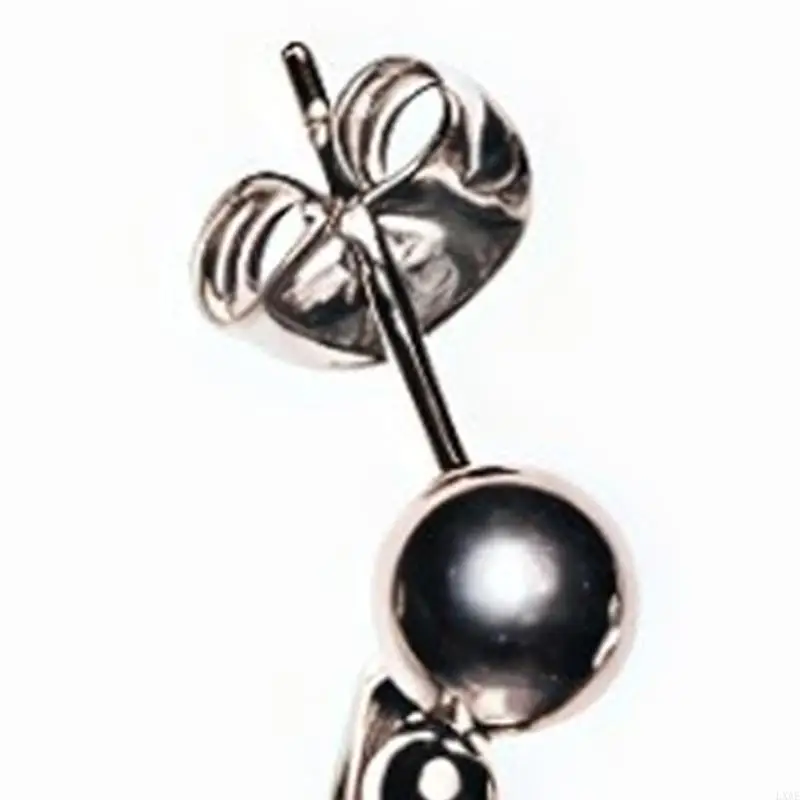 Classical Five Point Star Pearls Earrings C Back Closure Elegant Accessory