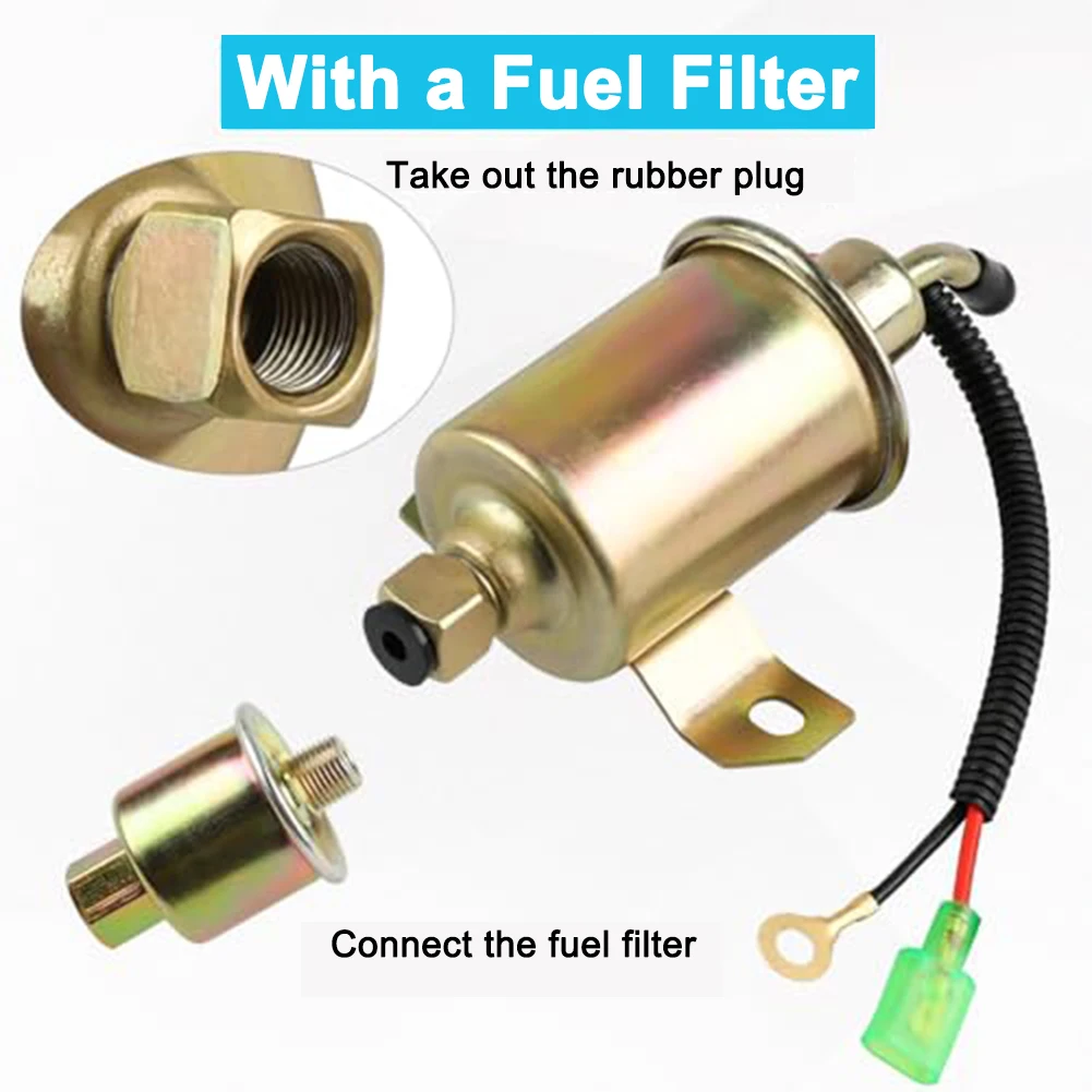 

Электрический топливный насос для обслуживания генераторов RV, максимальное давление 5 фунтов на кв. дюйм, расход 35 галлонов в час, с внутренней резьбой 1 8-27, для MicroLite MicroQuiet