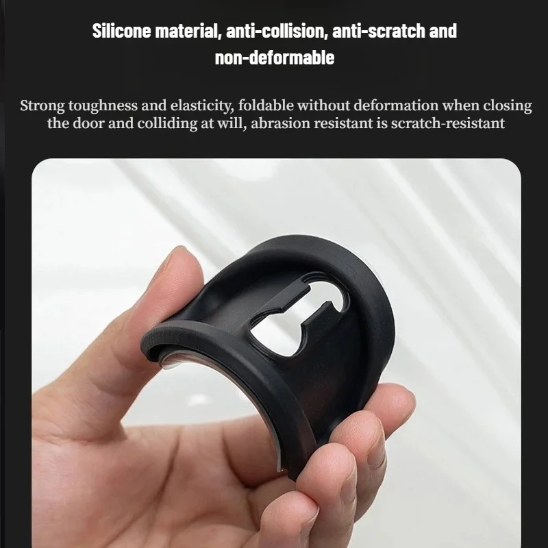 4Pcs Silicone Shock‑Absorbing Door Lock Protector Waterproof Fit Chery Tiggo7 Tiggo8 Pro Omoda5 Jaecoo J7 J8 Jetour X70 X90 Vehi