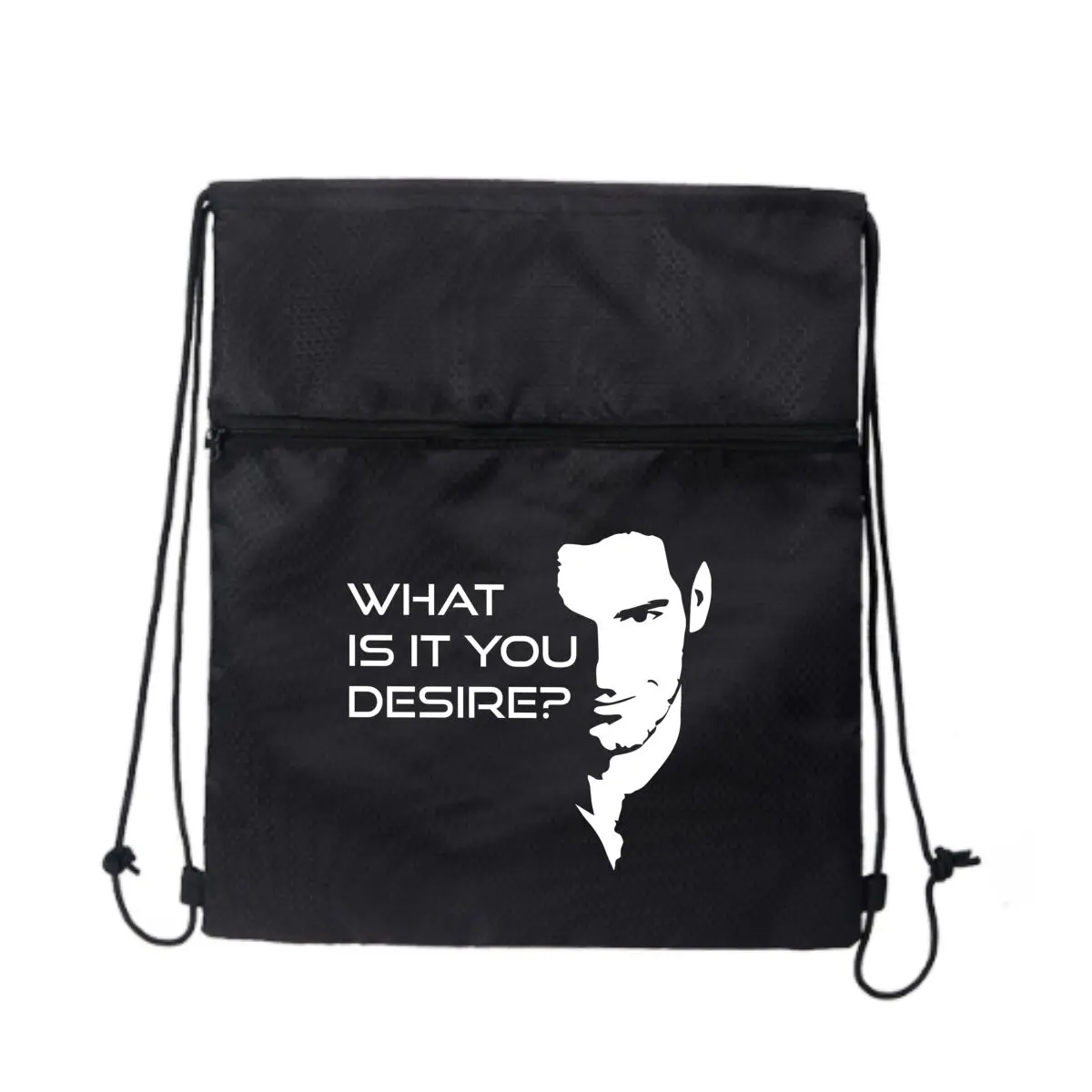 

Zapytanie желания — жирный текст, искрящаяся любопытность и отражение. Черная повседневная сумка на шнурке, вмещает кошелек для телефона и многое другое.