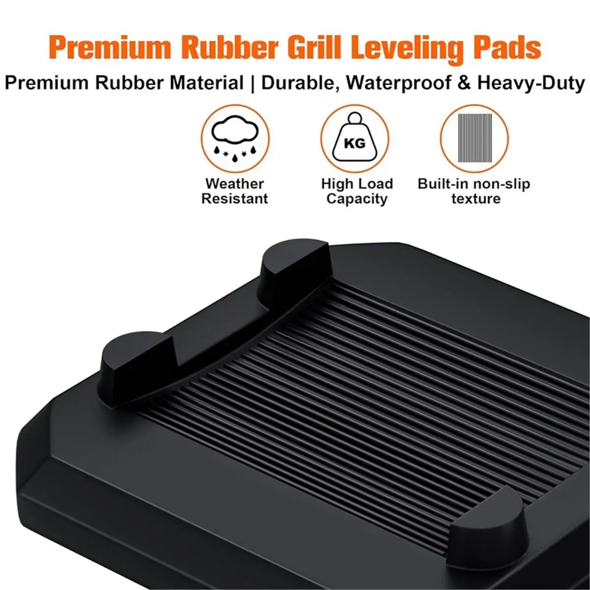 8Pcs Grill Rubber Leveling Shims Kit for , Grill Levelers Outdoor,Griddle Accessories for Most Grills