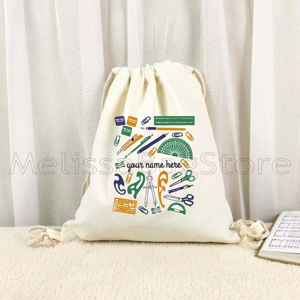 

Cute Best Teacher Ever Modern Flower Butterfly Apple Boho Rainbow School Teacher Gifts Drawstring Bags Soccer Backpack Sackpack