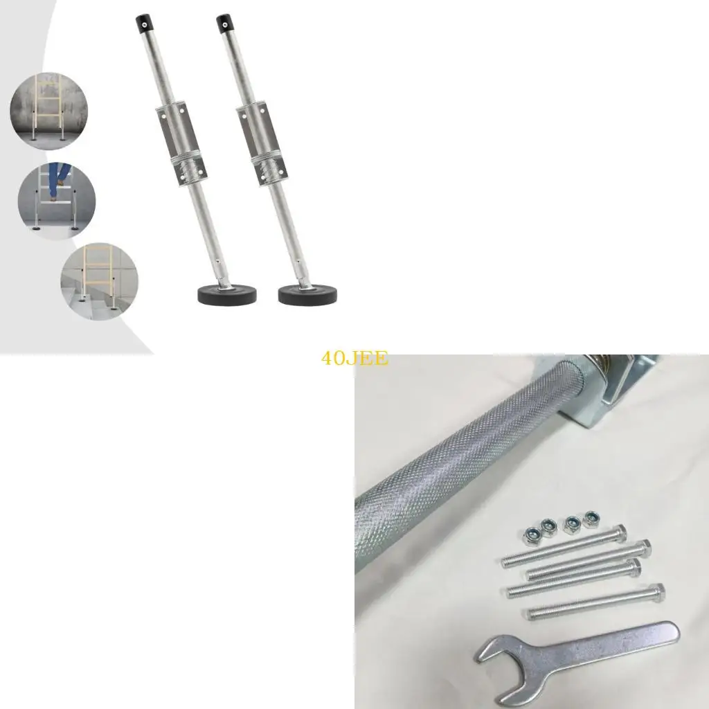 

40JE Ladder Stabilizer Ladder Leveler Ladder Leveler Pair Adjustable Extension Ladder Leg Ground Leveler Stair Ladder