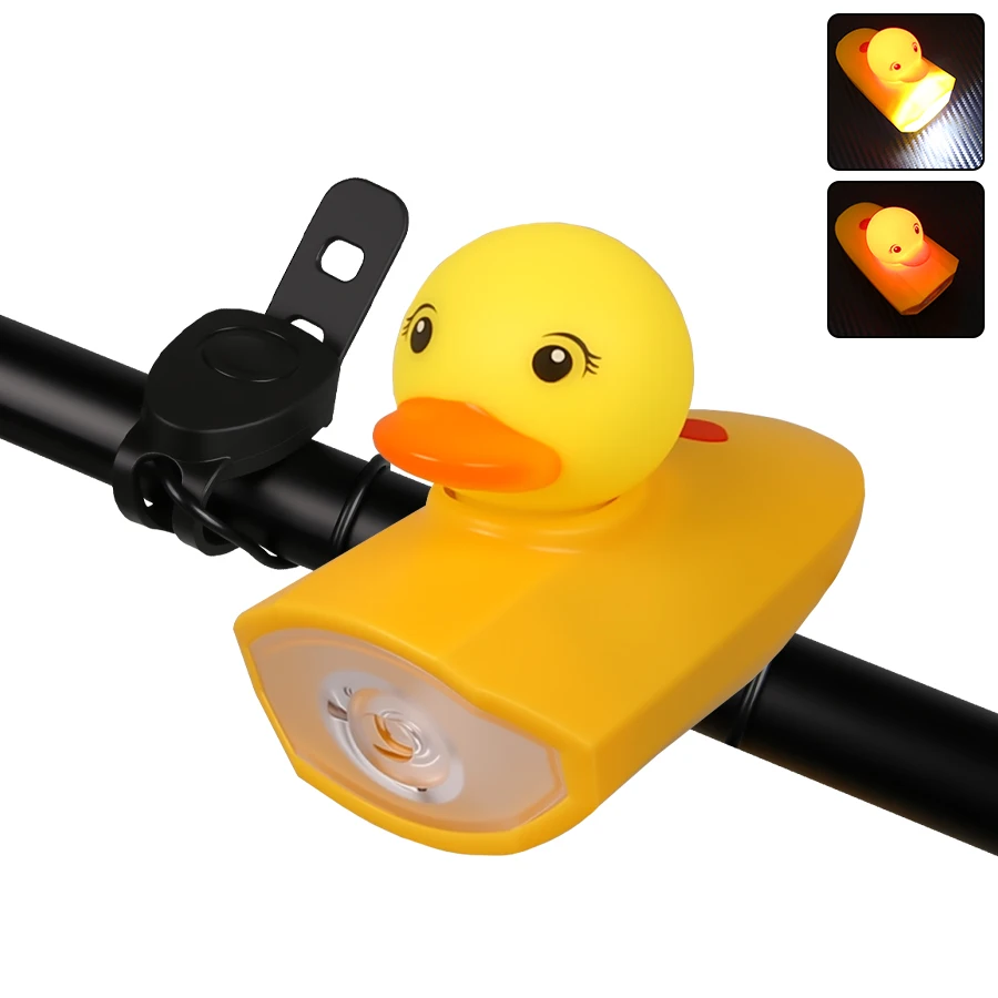 AliExpress KDULIT Little Duck Cartoon Bicycle Headlight USB Rechargeable Bicycle Riding Light Outdoor Children's Night Cycling Bicycle Accessory