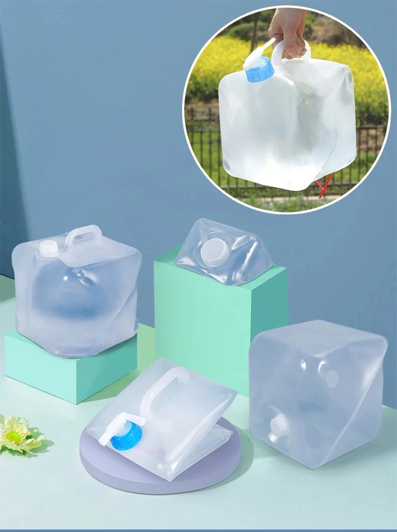 5/10/20L Eimer Tourismus Großer Wasservorratsbehälter Faltbare Verpackung Trinkwassertank für Outdoor-Reisen Picknick Wandern – Detail 1