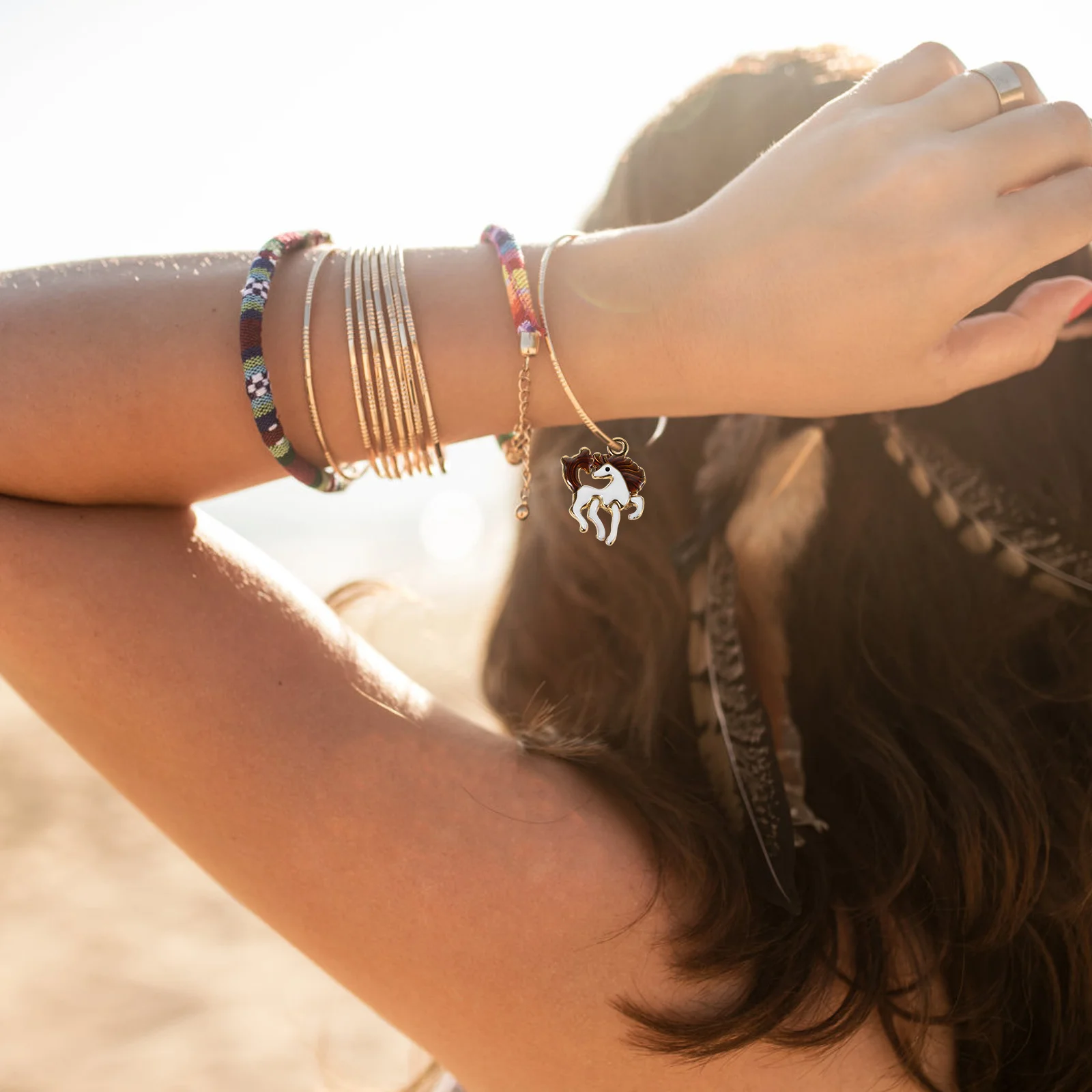 

8Pcs Stainless Steel Animal Pendant Mini Enamel Metal Charms for DIY Jewelry Making Bracelet Necklace Earrings