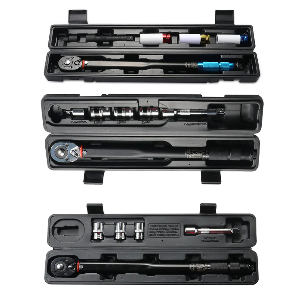 

Automotive Torque Wrench Set 1/2 Inch Drive Adjustable Tool with Ratchet Functionality Choose 20 230N m or 28 210N m