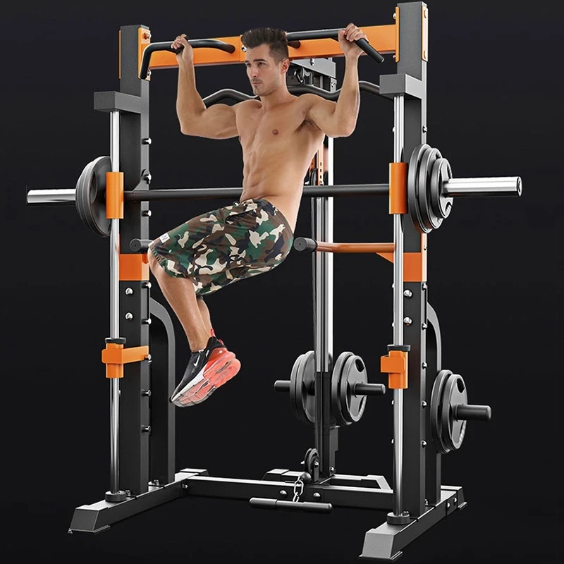 High Strength Smith Machine  Fitness Equipment Comprehensive Training Bench Rack Squat Horizontal Push Frame Gantry