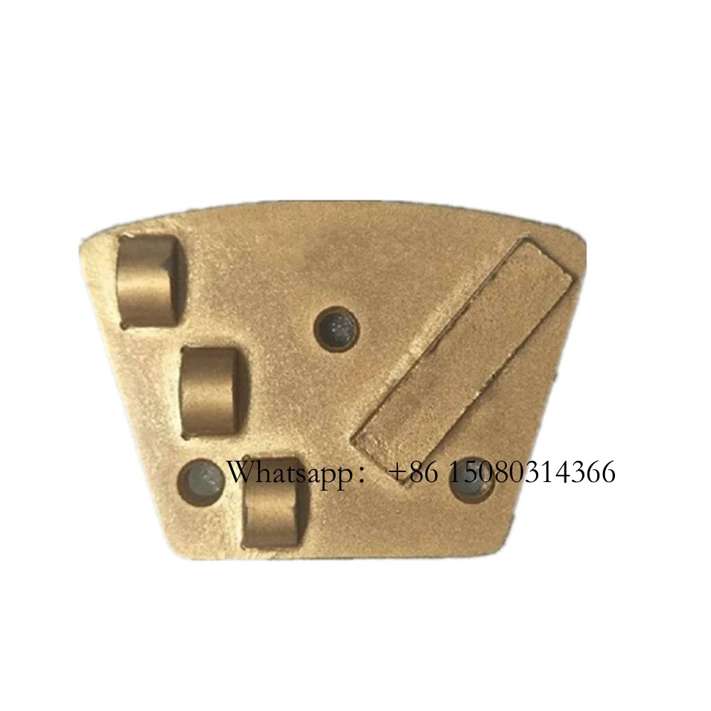 

Three Holes PCD Grinding Block Blastrac Floor Coating Removal Disc Half Shoes For ASL Grinder 9PCS
