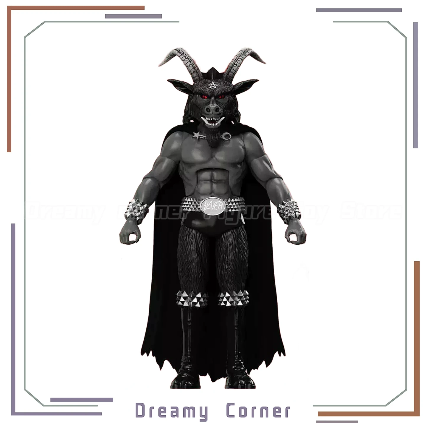 

【In Stock】SUPER 7 Slayer 2 Wave Thrash Metal Band MINOTAUR Action Figure Toys Collection