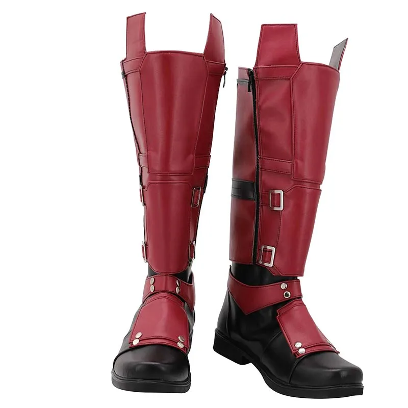 2024 Wolverine Deadpool Cosplay Schoenen Party Deadpool 3 Cosplay Laarzen Schoenen Pu Lederen Feest Rekwisieten