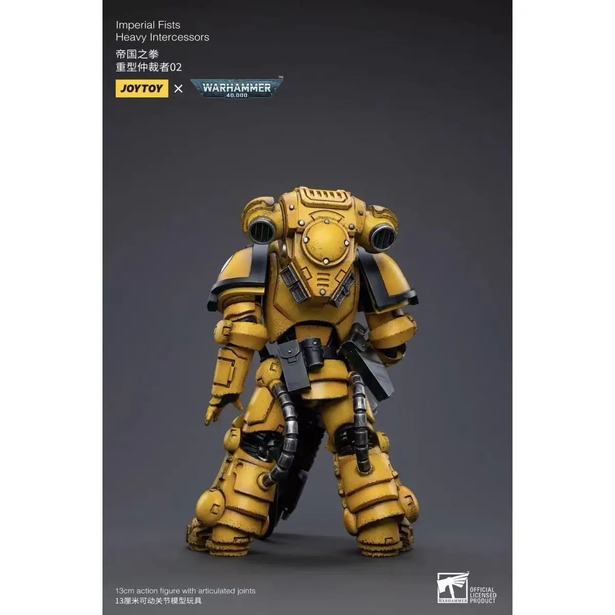In Stock JOYTOY 1/18 Action Figure Warhammer 40K Imperial Fists Heavy Intercessors Rogfried Pertanal Action Figure Model Toys