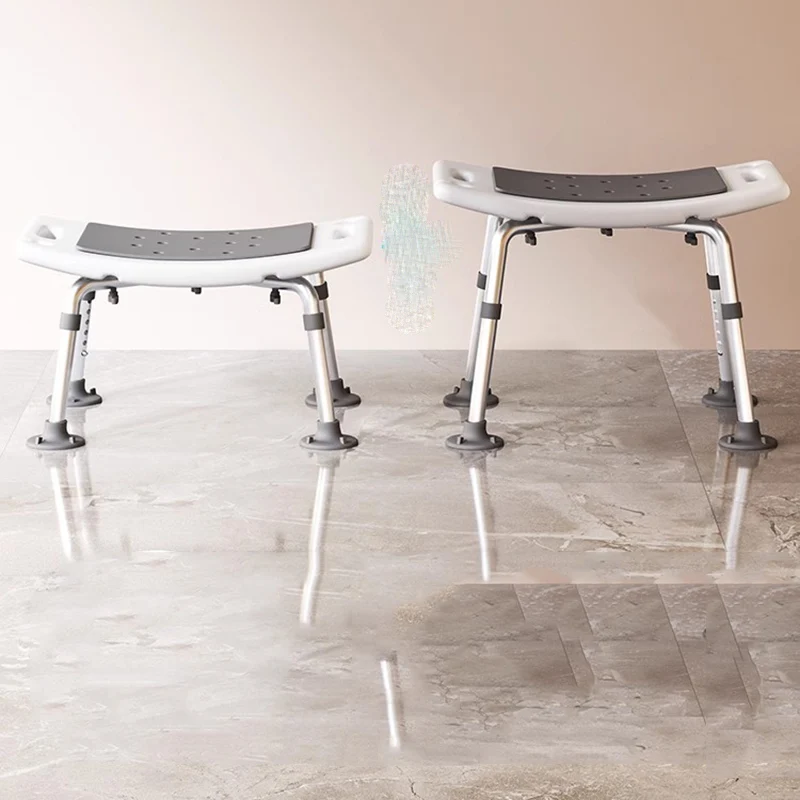 Telescopic Shower Stool Portable Elderly Medical Metal Disabled Bathroom Chair Small Space Saving Cabeceros Bathroom Furniture