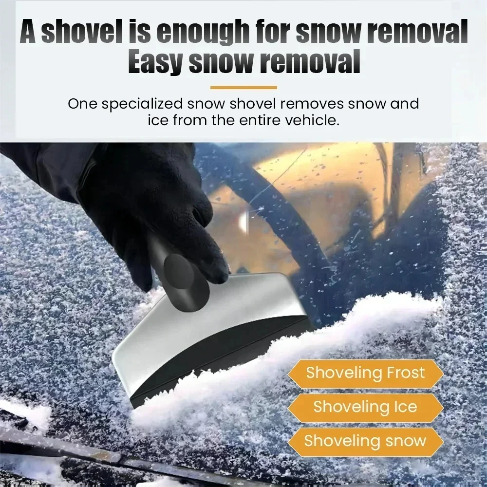 Window Ice Scraper, Remove Ice from Car Windshield, Safety emergency de-icing shovel, Winter Car Snow Shovel Cleaning Tool