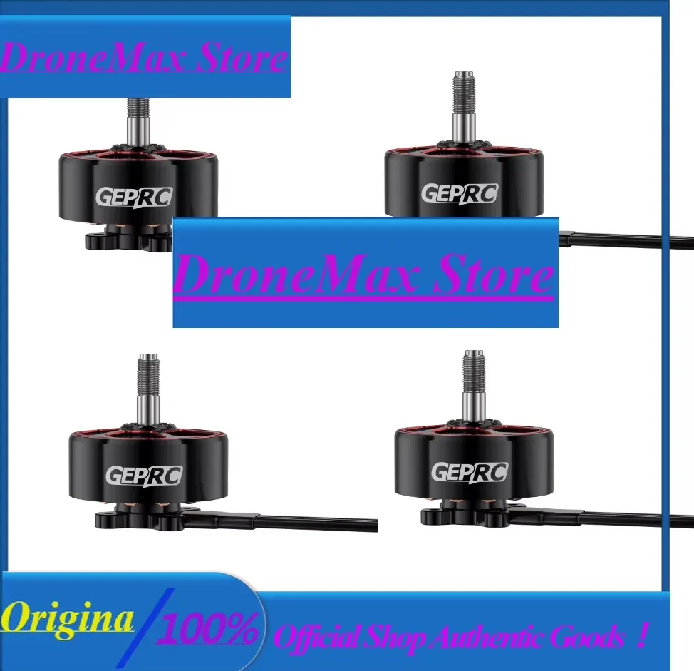 DroMaSs4pcs GEPRC SPEEDX2 2809 V1.1 Motor Brushless Black With 7/8 Inch MOZ7 RC FPV Racing Drone Multicopter Accessories