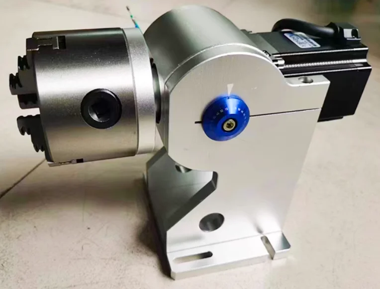 20w Fiber Engraver Glasses Frame Rotary Marking Machine Parts Rotating Head D80 Ring Rotary