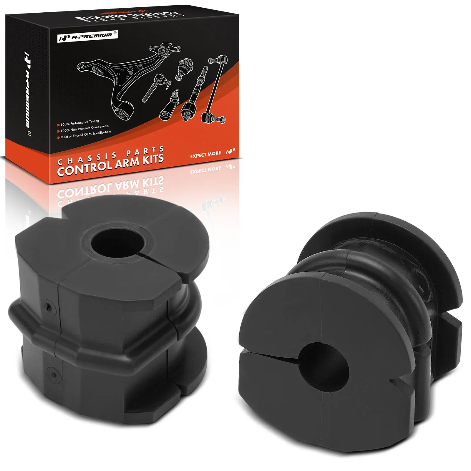 A-Premium 2x Rear To Frame Sway Bar Bushing Kit for Nissan Altima 2008-2013
