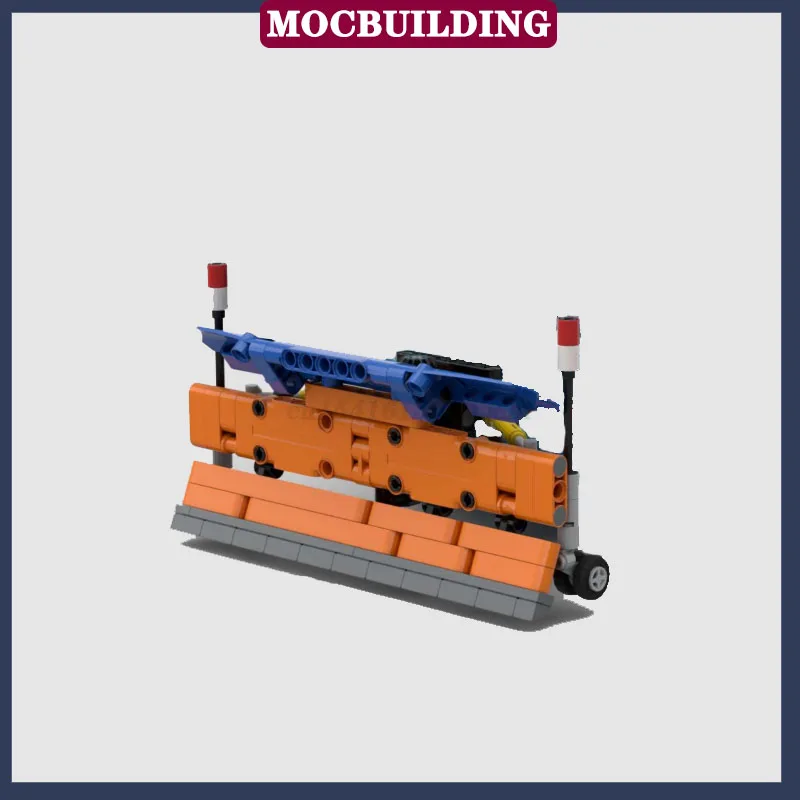 MOC Technology City Crane Model Building Block Assembly Snow Sweeper Dump Truck Boy Toy Birthday Gift